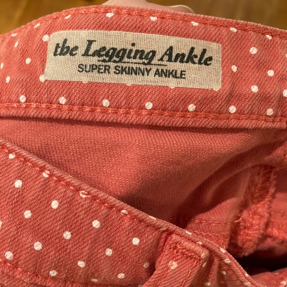 AG Pink & White Polka Dot Pants - Picture 3 of 6